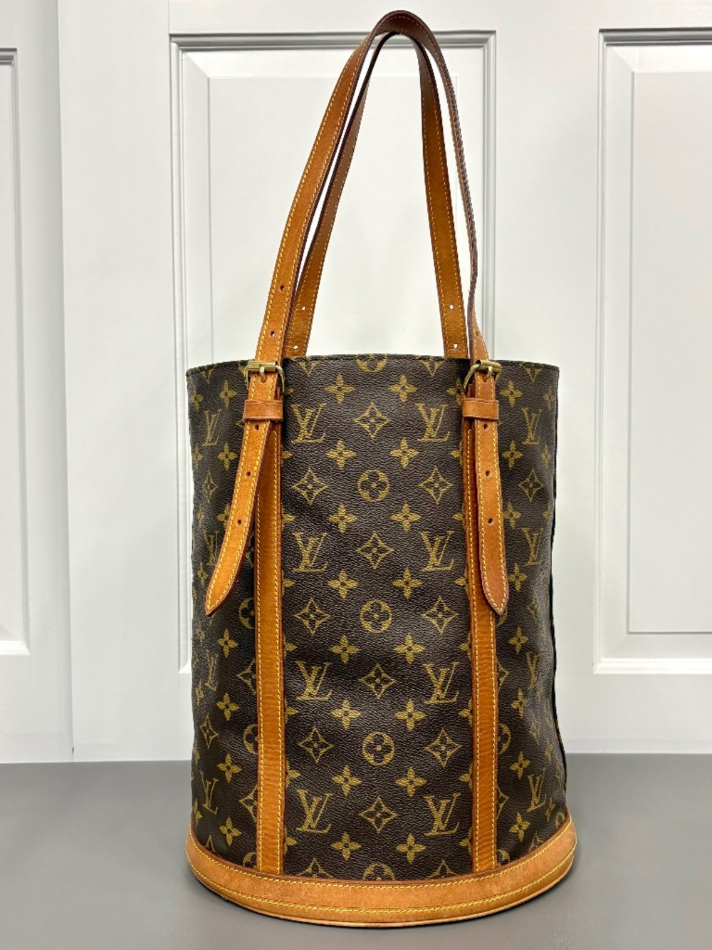 Louis Vuitton Vintage Bucket Bag GM Monogram Canvas